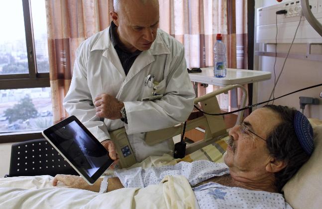 Patients may have have access to electronic medical records from checkups and outpatient treatments, but typically not for procedures while they're in the hospital. Nir Elias, Reuters