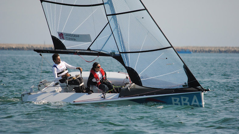 Sailors at the London 2012 Paralympics are using boats fitted out with custom seats, handles and pedal controls.